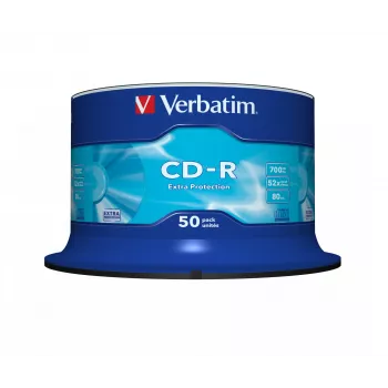 Verbatim CD-R Extra Protection 700 MB 52x 50 stuks