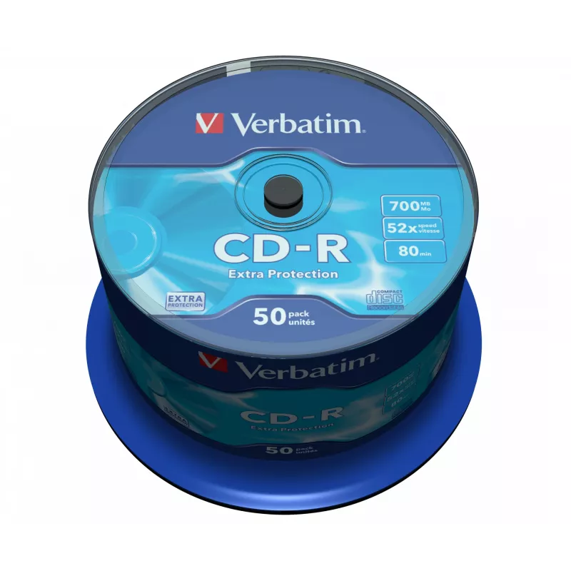 Verbatim CD-R Extra Protection 700 MB 52x 50 stuks