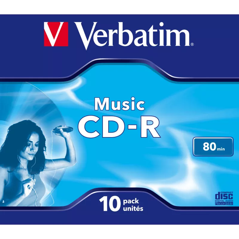 Verbatim Music CD-R 700 MB 16x 10 stuks