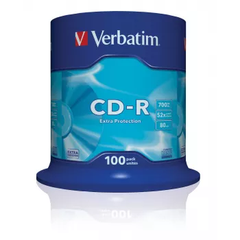 Verbatim CD-R Extra Protection 700 MB 52x 100 stuks