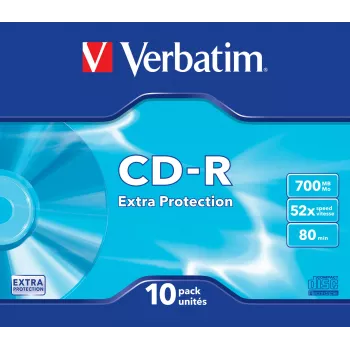 Verbatim CD-R Extra Protection 700 MB 52x 10 st.