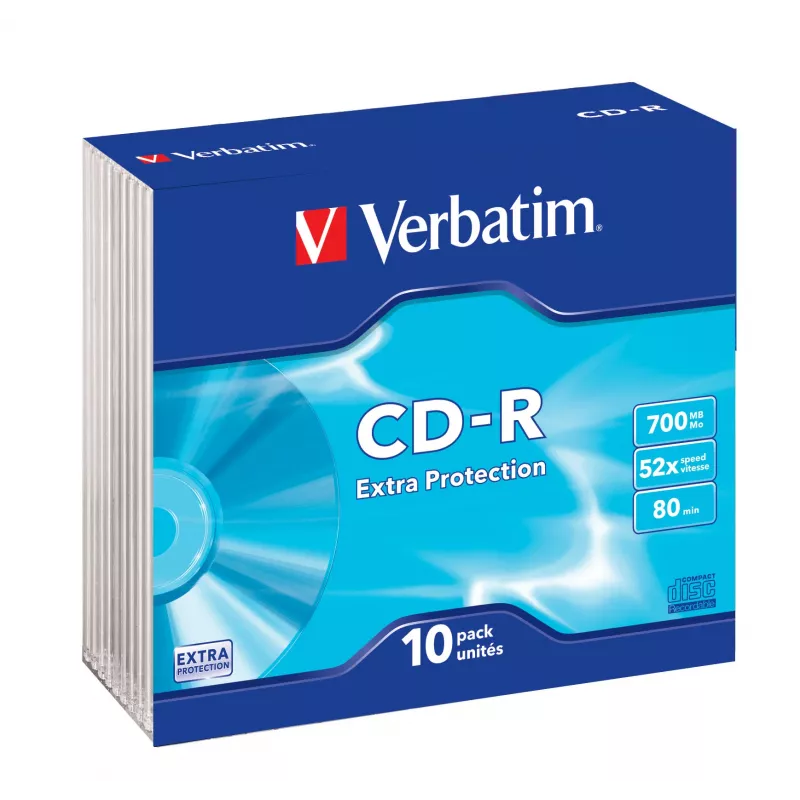 Verbatim CD-R Extra Protection 700 MB 52x 10 st.