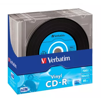 Verbatim CD-R AZO Data Vinyl 700 MB 52x 10 stuks