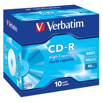 Verbatim CD-R High Capacity 800 MB 40x 10 stuks