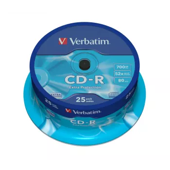 Verbatim CD-R Extra Protection 700 MB 52x 25 stuks