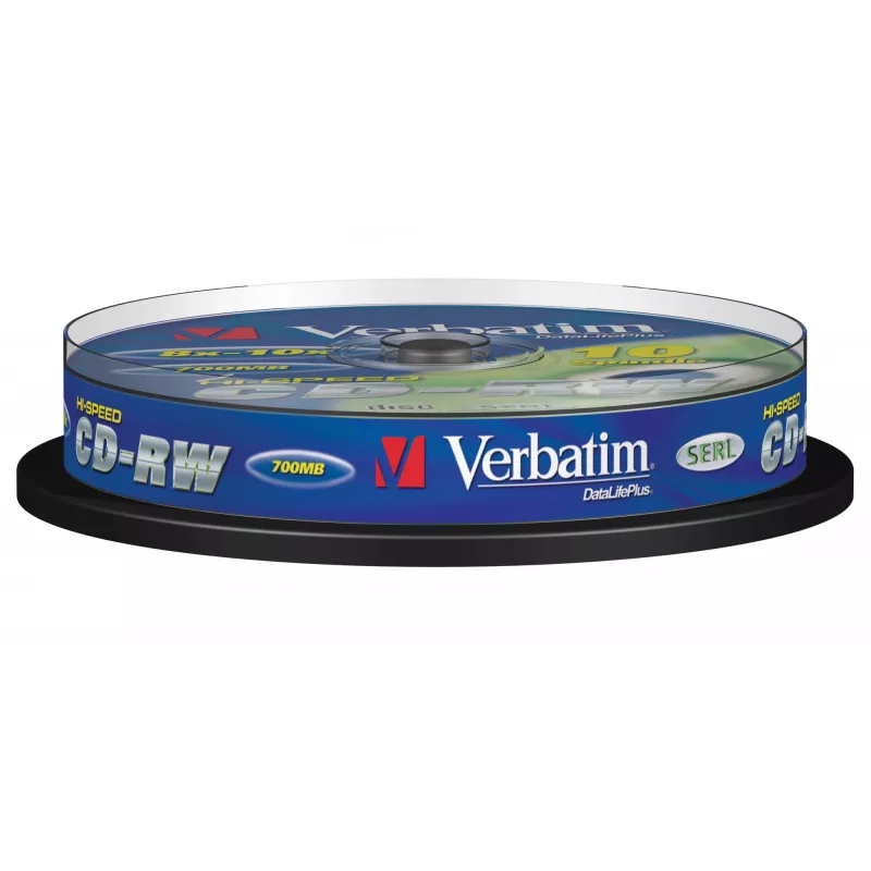 Verbatim CD-RW 12x 700 MB 10 stuks