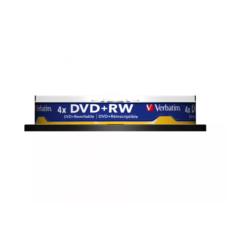 Verbatim DVD+RW mat zilver 4,7 GB 10 stuks