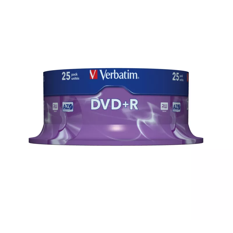 Verbatim VB-DPR47S2A, DVD+R, 120 mm, spindel, 25 stuks, 4,7 GB