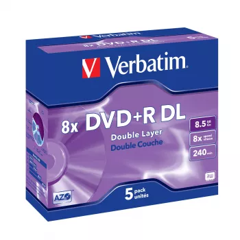 DVD+R DL Verbatim VB-DPD55JC 8,5 GB 5 st.