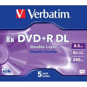 DVD+R DL Verbatim VB-DPD55JC 8,5 GB 5 st.