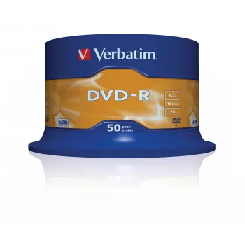 Verbatim DVD-R mat zilver 4,7 GB 50 st.