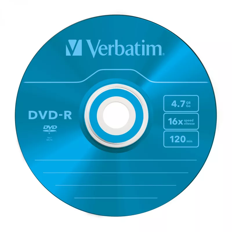 Verbatim DVD-R Colour 4,7 GB 5 stuks