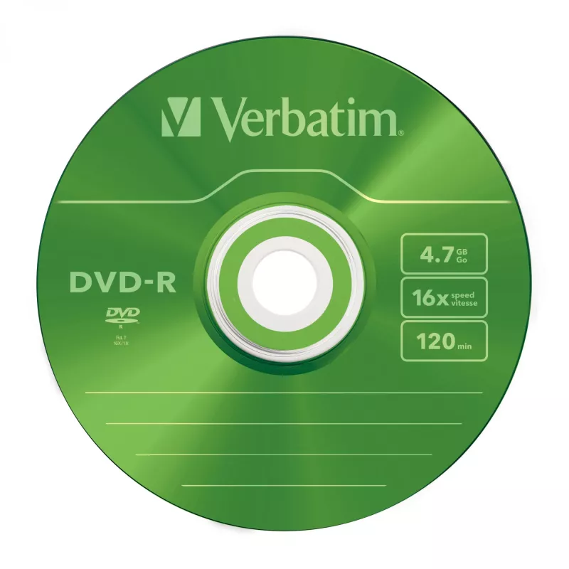 Verbatim DVD-R Colour 4,7 GB 5 stuks