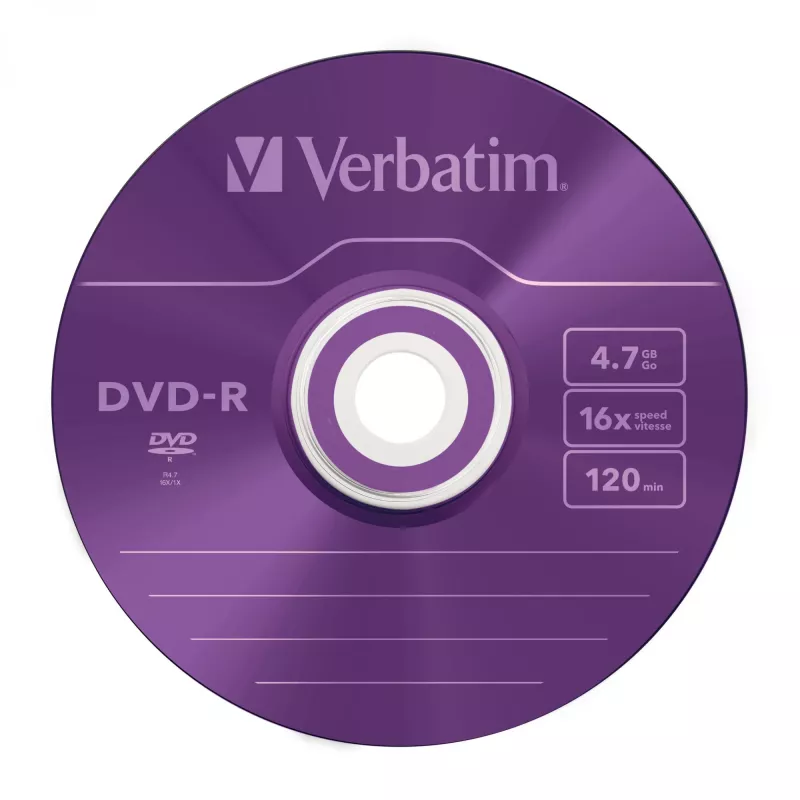 Verbatim DVD-R Colour 4,7 GB 5 stuks