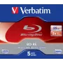 Verbatim 43615 blanco Blu-Ray Disc BD-RE 25 GB 5 st.