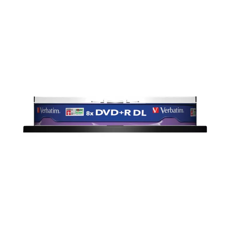 Verbatim VB-DPD55S1, DVD+R DL, 120 mm, spindel, 10 st., 8,5 GB