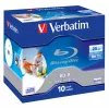 Verbatim BD-R SL 25GB 6x Printable 10-pack Jewel Case 10 stuks