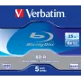 Verbatim 43715 onbeschreven Blu-Ray-disc BD-R 25 GB 5 st.