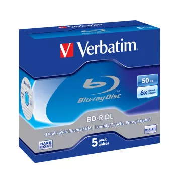 Verbatim 43748 onbeschreven Blu-Ray-schijf BD-R 50 GB 5 stuks