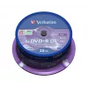 Verbatim DVD+R Double Layer 8x mat zilver 25-spindel