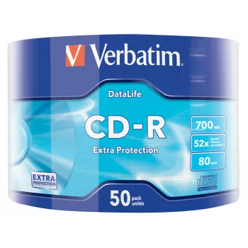 Verbatim CD-R Extra Protection 700 MB 52x 50 stuks