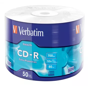 Verbatim CD-R Extra Protection 700 MB 52x 50 stuks