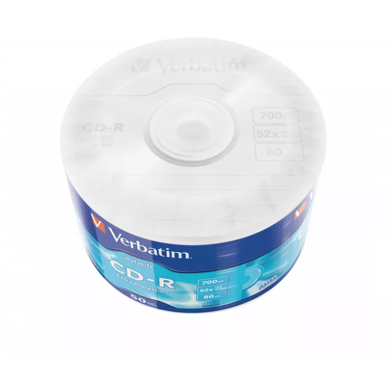 Verbatim CD-R Extra Protection 700 MB 52x 50 stuks