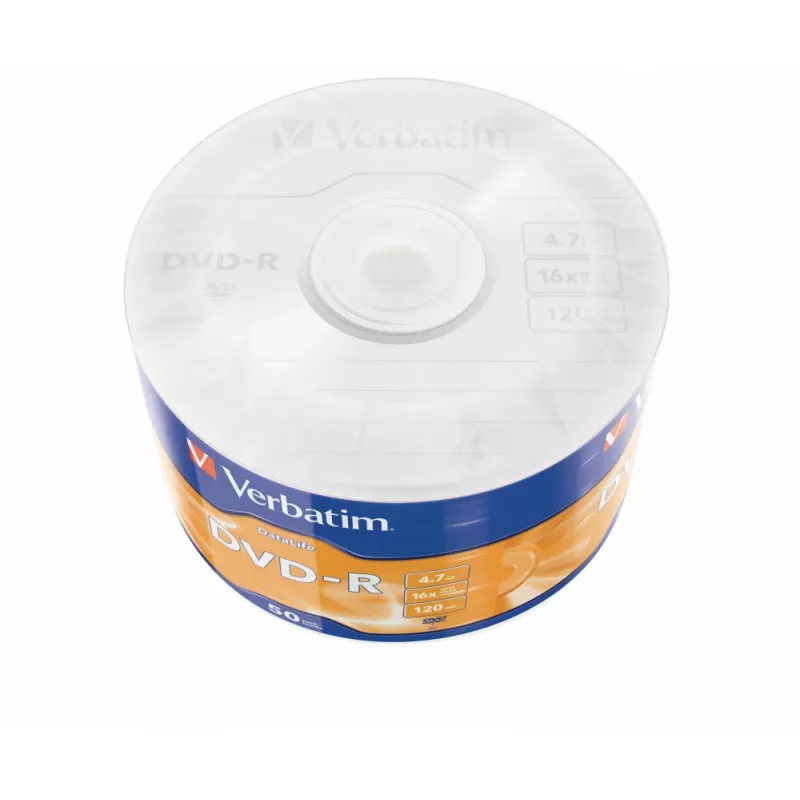 Verbatim 43791 DVD-schijfjes 4,7 GB DVD-R 50 stuks