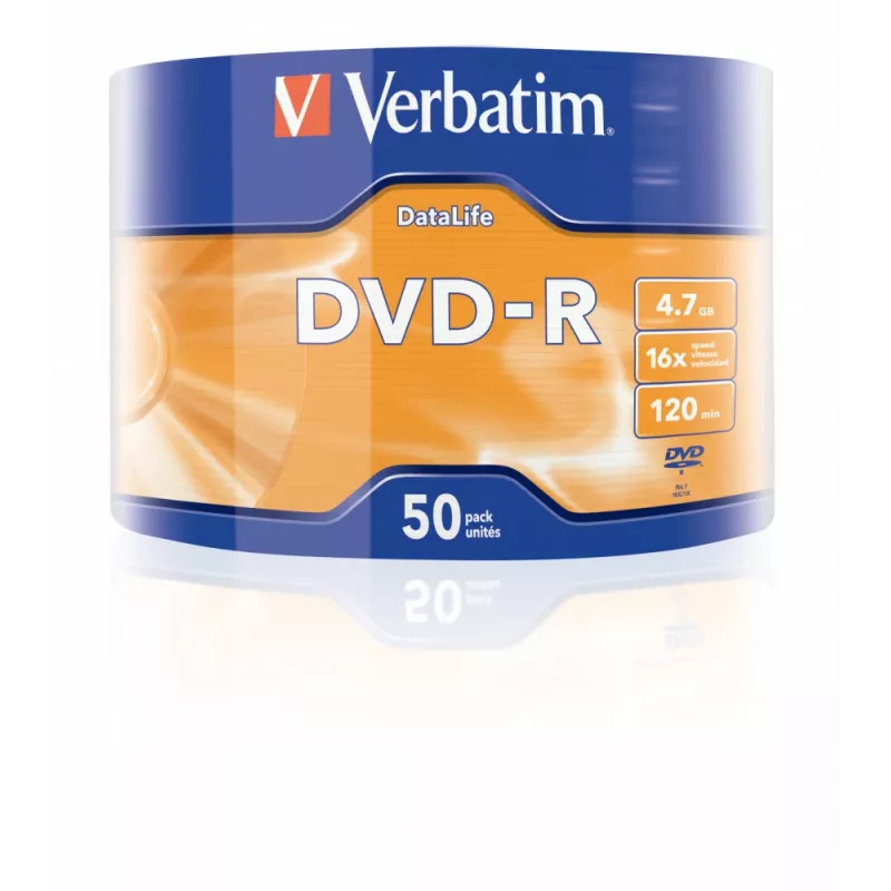 Verbatim 43791 DVD-schijfjes 4,7 GB DVD-R 50 stuks