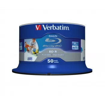 Verbatim 43812 onbeschreven Blu-Ray-disc BD-R 25 GB 50 stuks