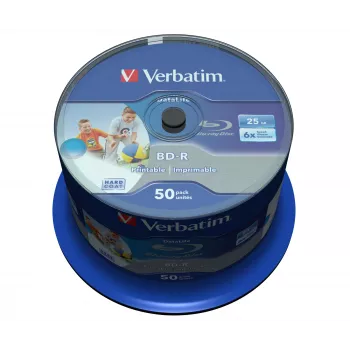 Verbatim 43812 onbeschreven Blu-Ray-disc BD-R 25 GB 50 stuks
