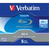 Verbatim DataLife 6x BD-R 25 GB 5 stuks