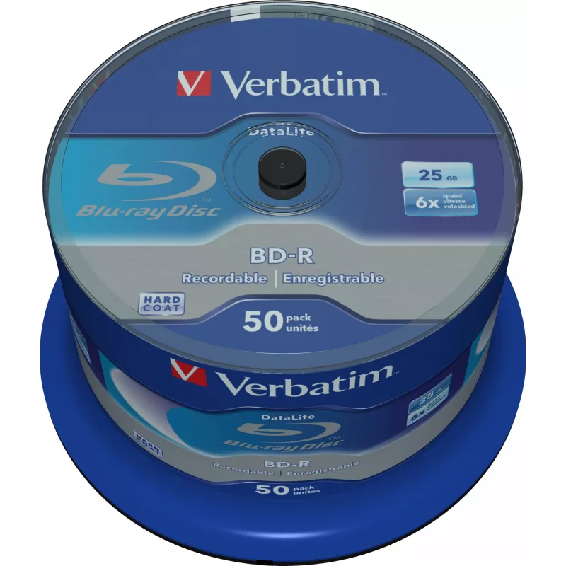 Verbatim Datalife 6x BD-R 25 GB 50 stuks