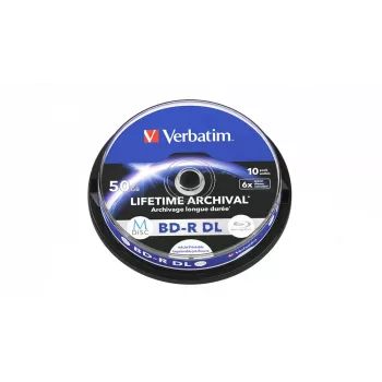 BD-R DL Verbatim MDISC 50 GB 10 stuks 6x
