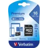 MicroSDHC Verbatim Premium 16 GB Class 10 zwart