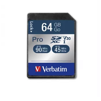 Verbatim Pro 64 GB SDXC UHS Class 10