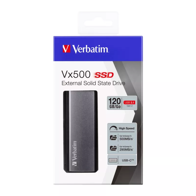 Verbatim Vx500 externe SSD USB 3.1 Gen 2 120GB