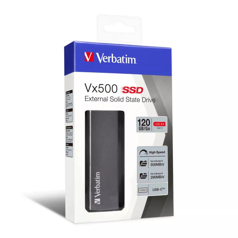 Verbatim Vx500 externe SSD USB 3.1 Gen 2 120GB