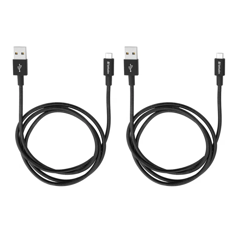 Verbatim 48874 USB-kabel USB 3.2 Gen 1 (3.1 Gen 1) 1 m Micro-USB A naar USB A zwart