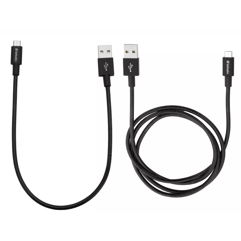 Verbatim 48875 USB-kabel USB 3.2 Gen 1 (3.1 Gen 1) 1 m Micro-USB A USB A zwart