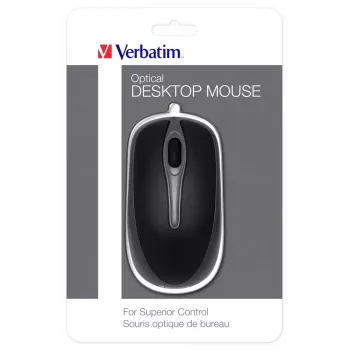 Verbatim 49019 muis kantoor dubbelhandig USB Type-A optisch 1000 DPI