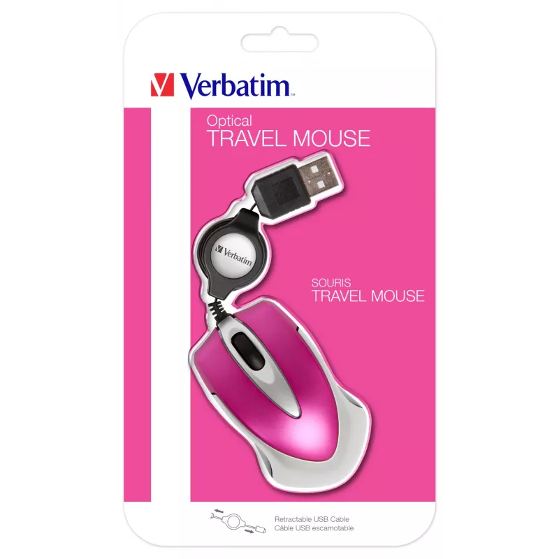 Verbatim Go Mini muis kantoor USB Type-A optisch 1000 DPI