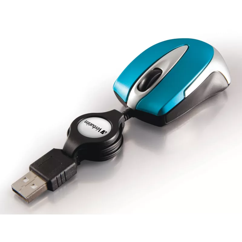 Verbatim Go Mini muis kantoor dubbelhandig USB Type-A optisch 1000 DPI