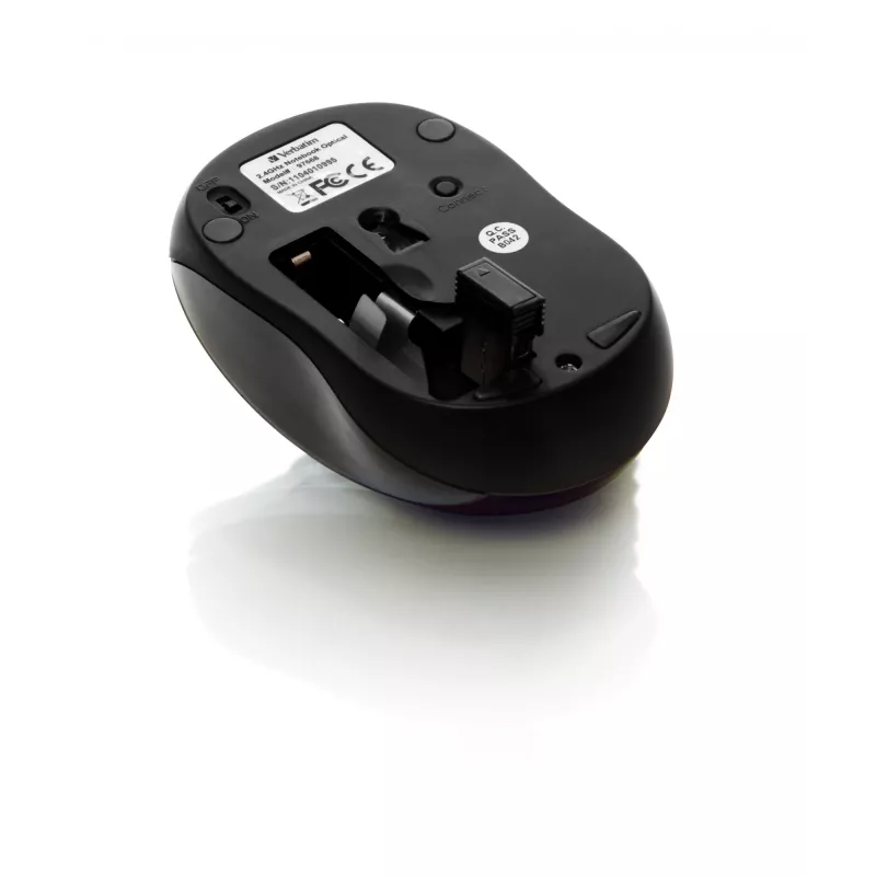 Verbatim Go Nano muis kantoor dubbelhandig RF draadloos 1600 DPI
