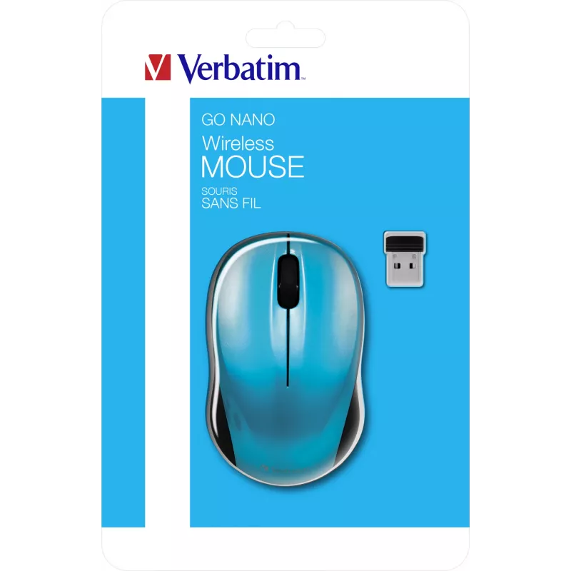 Verbatim Go Nano muis dubbelhandig RF draadloos 1600 DPI