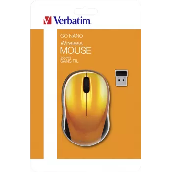 Verbatim Go Nano muis kantoor dubbelhandig RF draadloos 1600 DPI