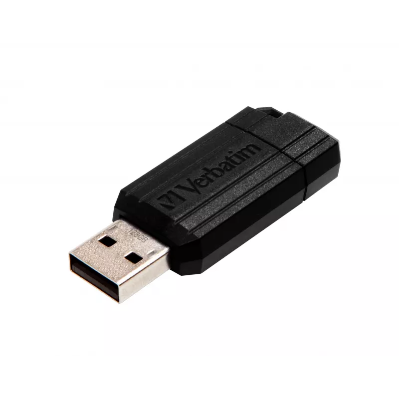 Verbatim PinStripe - USB-geheugenstick 128 GB - zwart