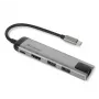 Verbatim 49141 laptop-dock/poortreplicator USB 3.2 Gen 1 (3.1 Gen 1) Type-C zwart, zilver