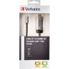 Verbatim 49144 videokabel-adapter 1,5 m USB Type-C HDMI zwart, zilver