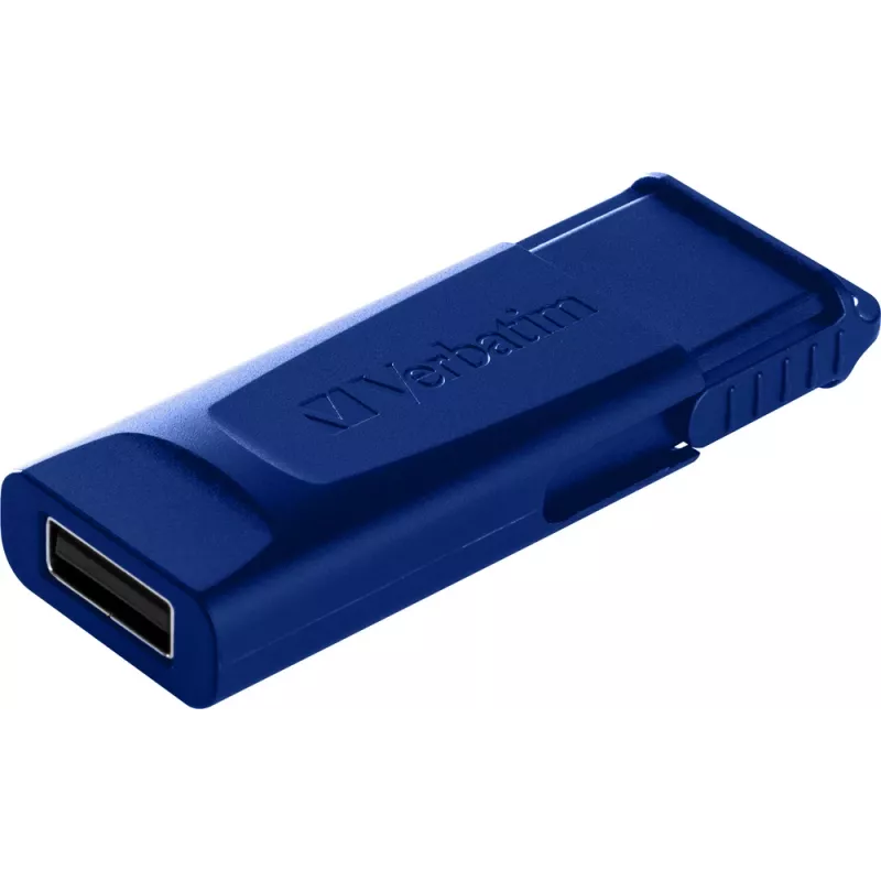 Verbatim Slider – USB-station – 2x32 GB – blauw/rood, 32 GB, USB Type-A, 2.0, Slide, 8 g, blauw, rood